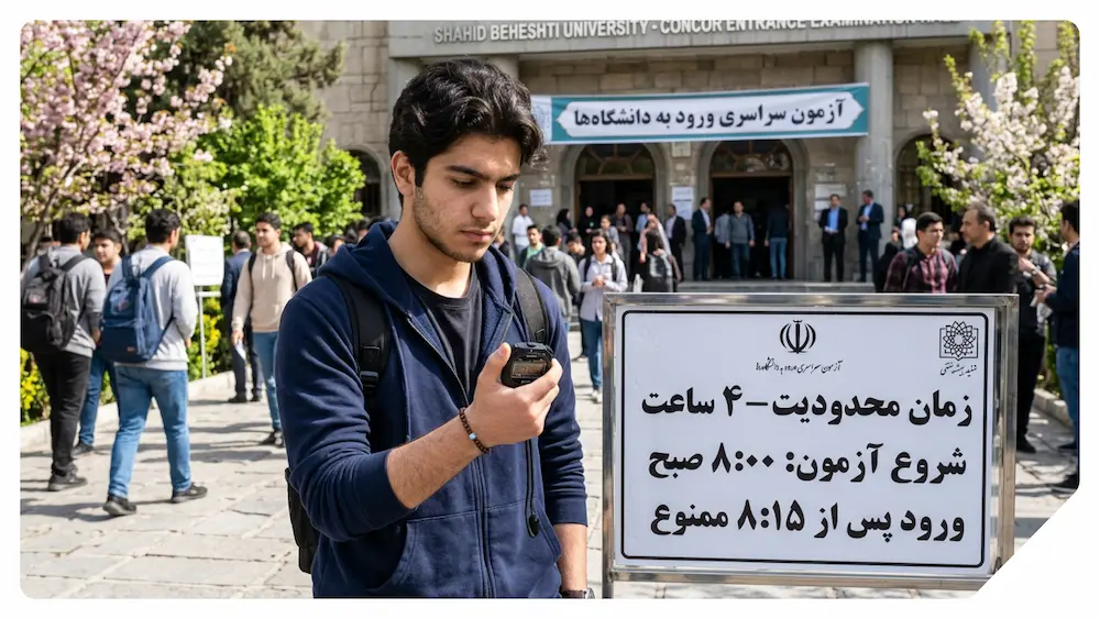 جلوگیری از اتلاف وقت در کنکور