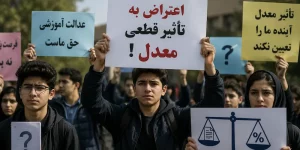 اعتراض دانش‌آموزان به تأثیر قطعی معدل